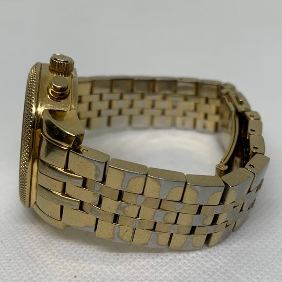 Michael Kors Women MK5676 date Chronograph Gold Tone Quartz 37mm 7” running - Picture 5 of 9